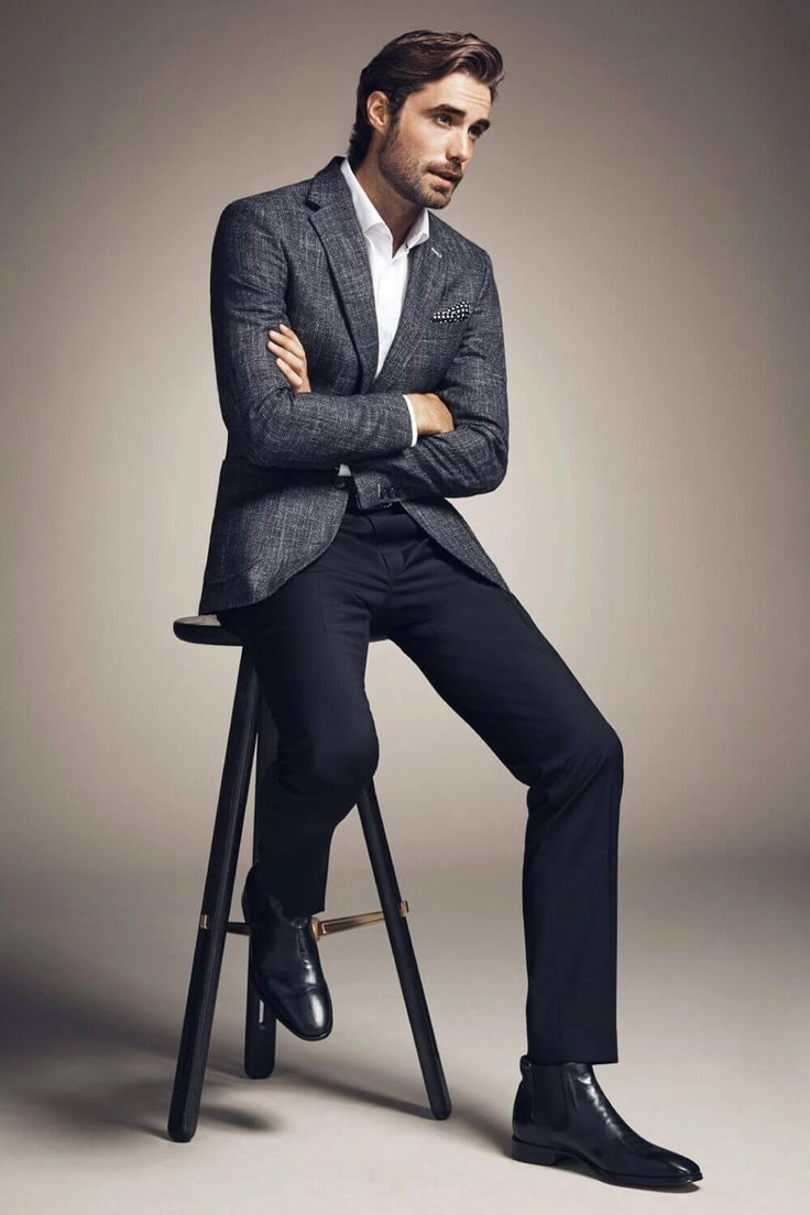 phối đồ với giày boot nam