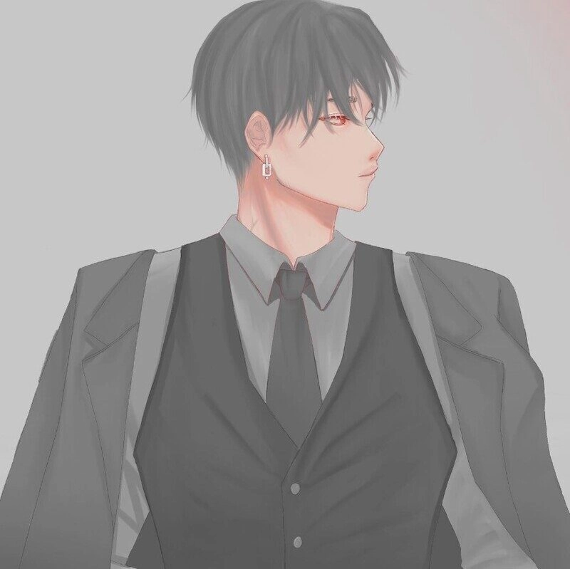 ảnh anime nam mặc vest ngầu