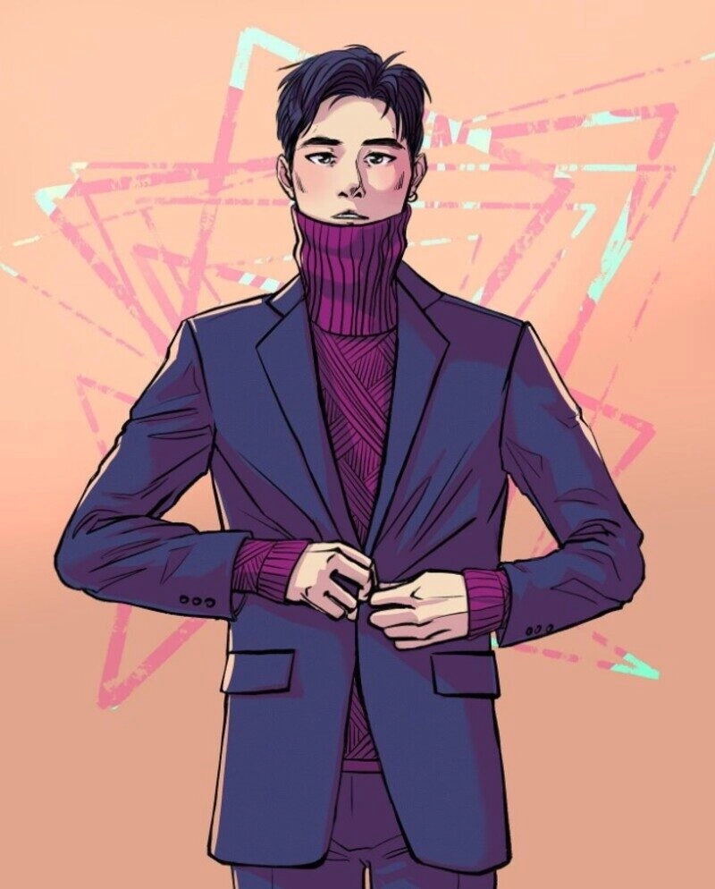 ảnh anime nam mặc vest ngầu