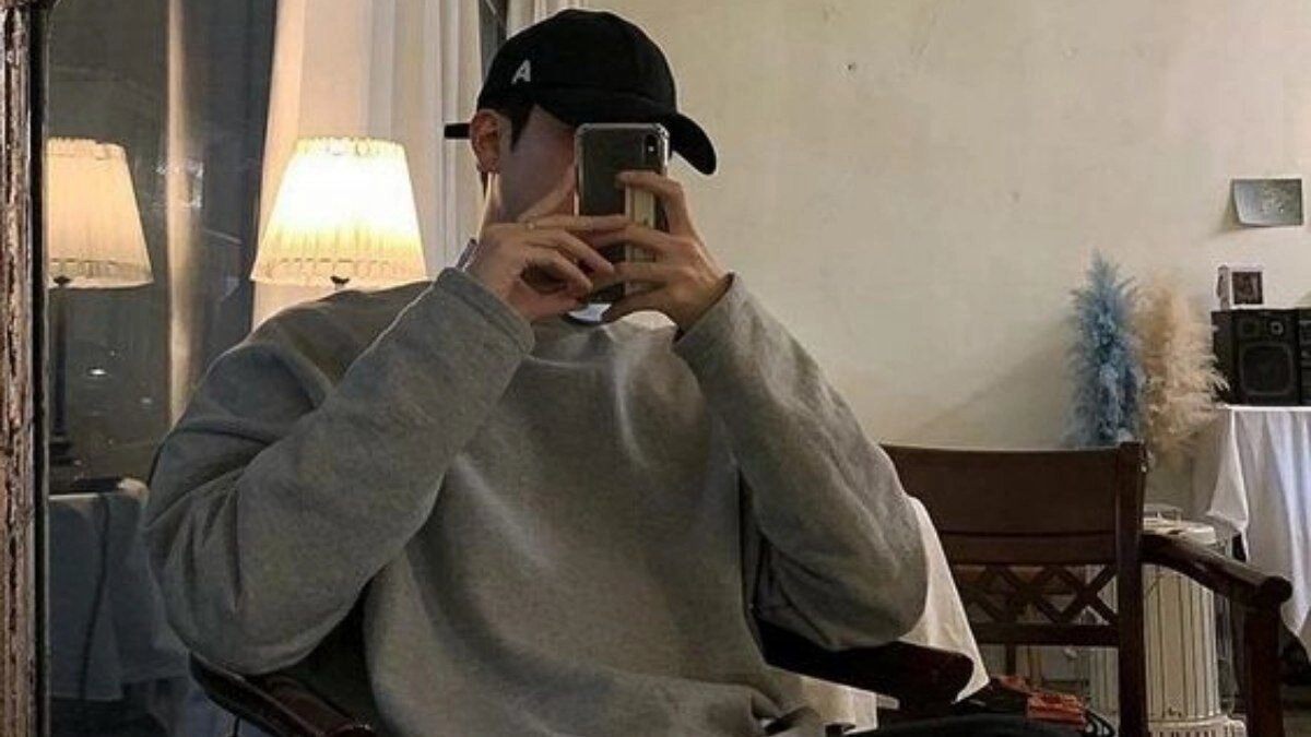 ảnh đội mũ che mặt nam