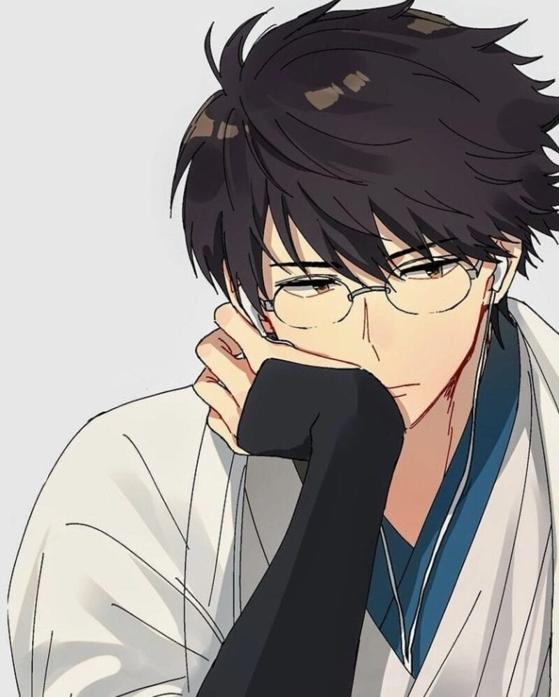 ảnh nam anime thất tình