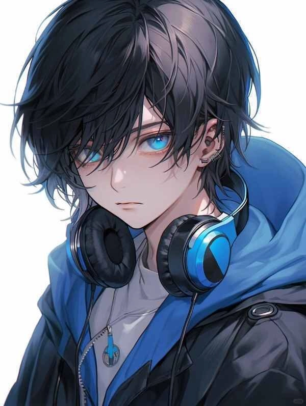 Ảnh trai đẹp đeo tai nghe