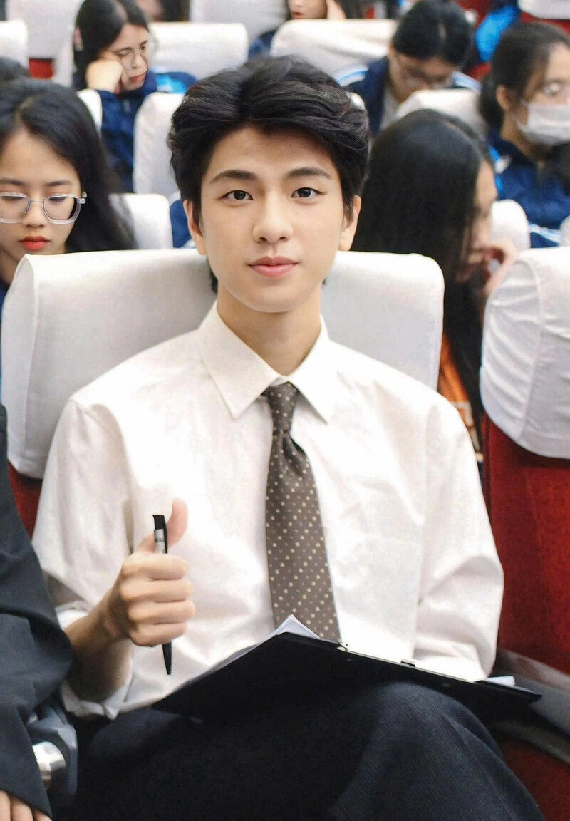 Hình ảnh nam sinh đại học chững chạc