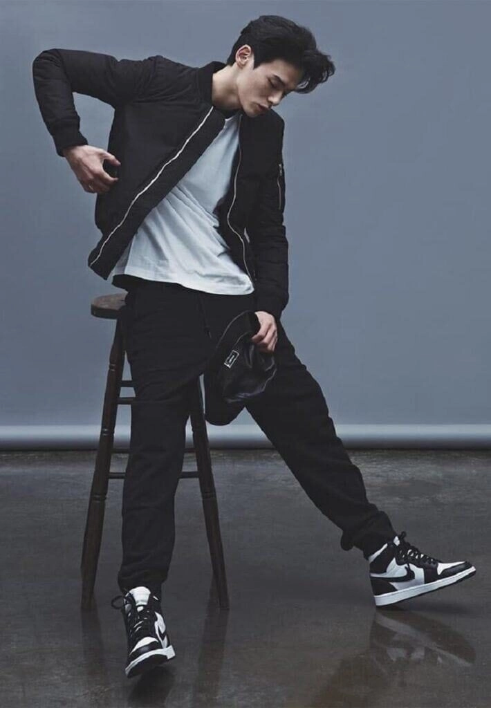 cách phối đồ với giày jordan cổ cao nam