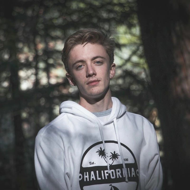 Ảnh trai đẹp mặc áo hoodie che mặt