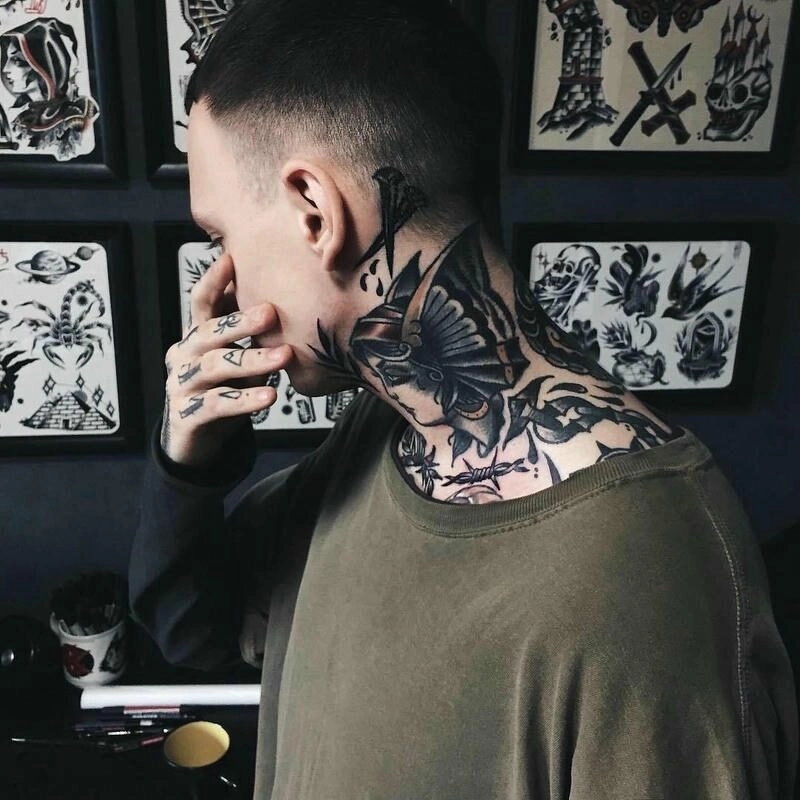 Ảnh trai xăm chất với thần thái ngầu