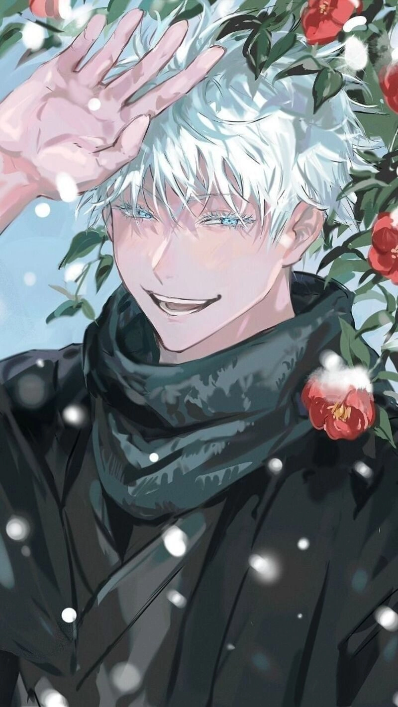 ảnh anime nam tóc trắng cute