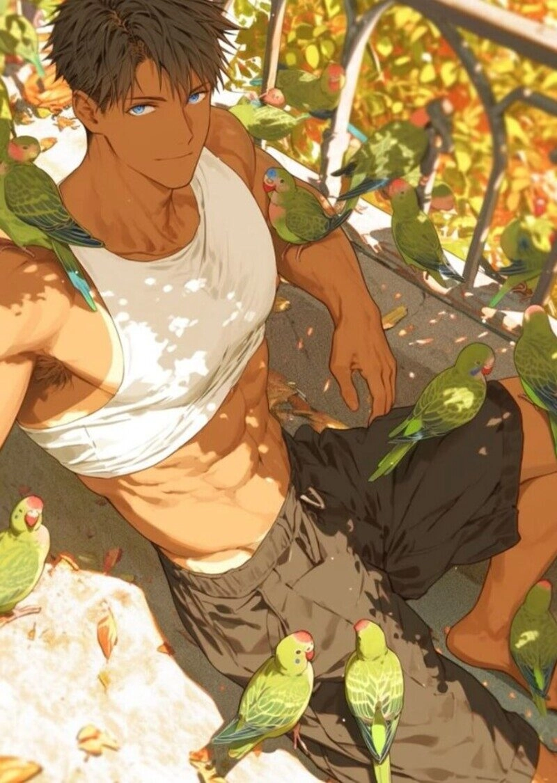 ảnh trai đẹp 6 múi anime