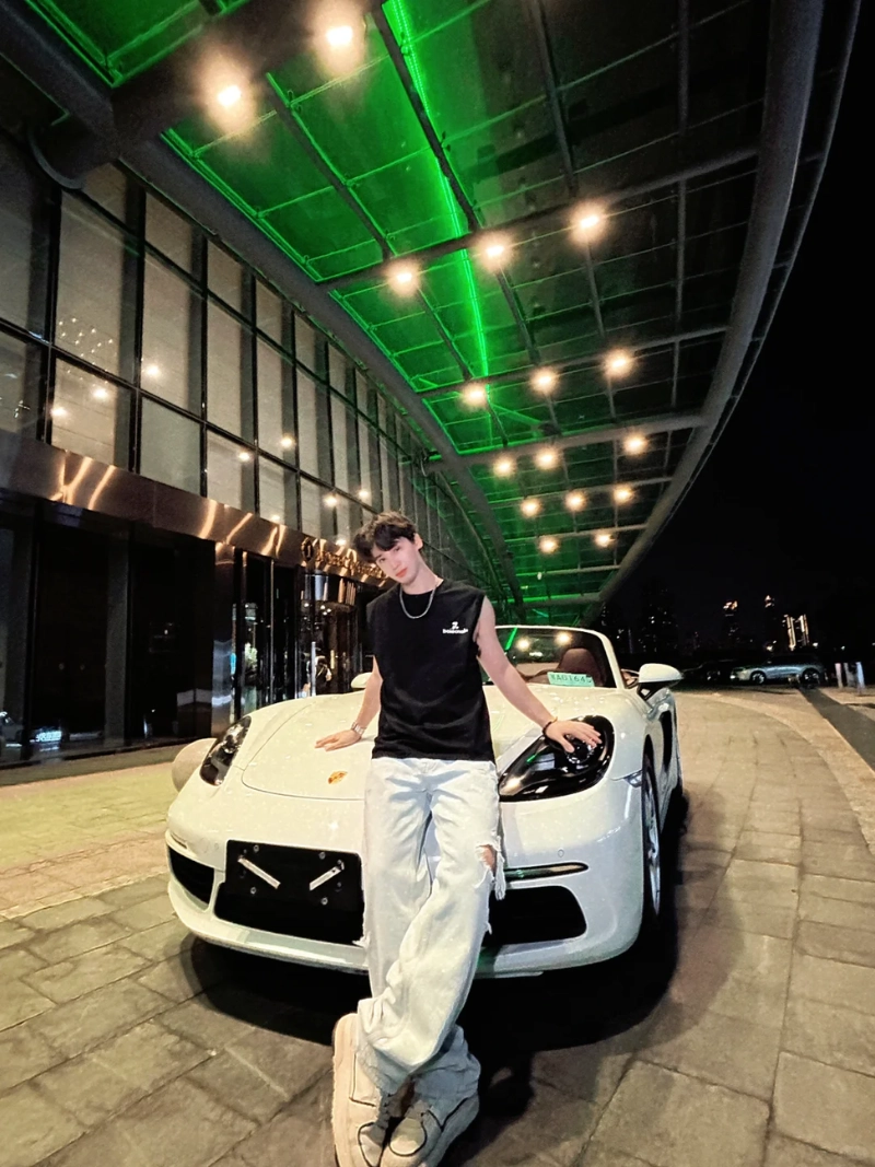 ảnh trai đẹp và siêu xe