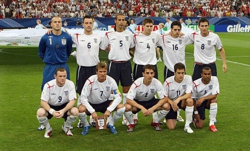 đội hình đội tuyển anh năm 2000