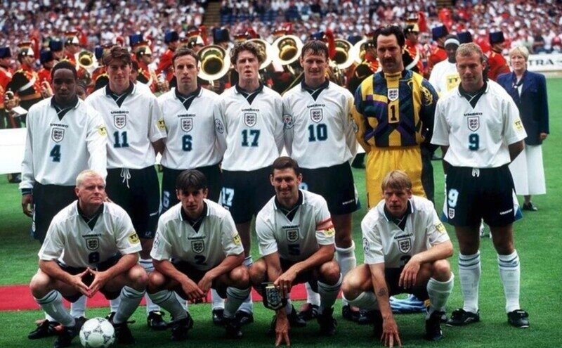 đội hình tuyển anh năm 1996