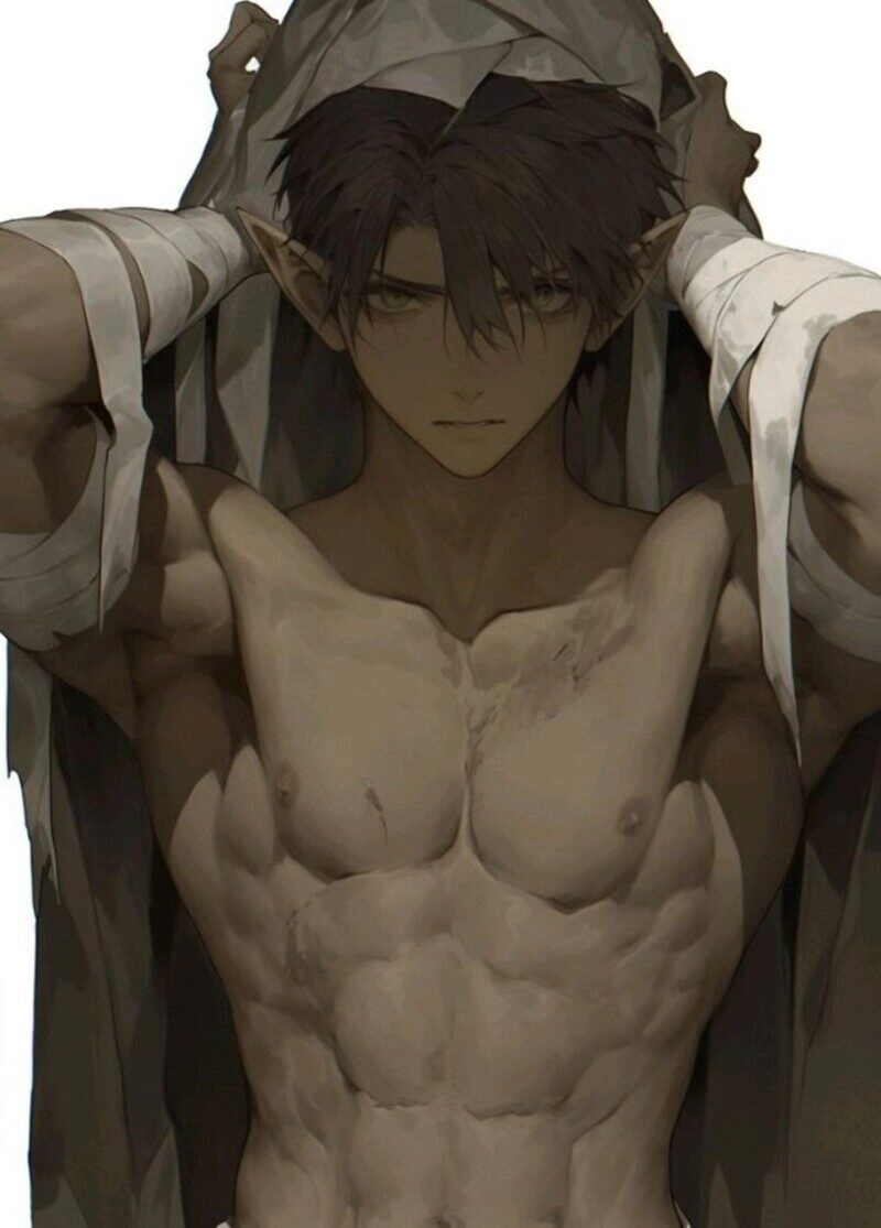 hình ảnh trai đẹp 6 múi anime