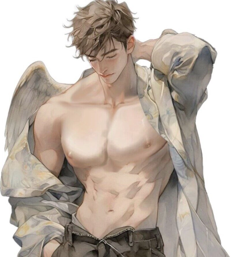 hình ảnh trai đẹp 6 múi anime