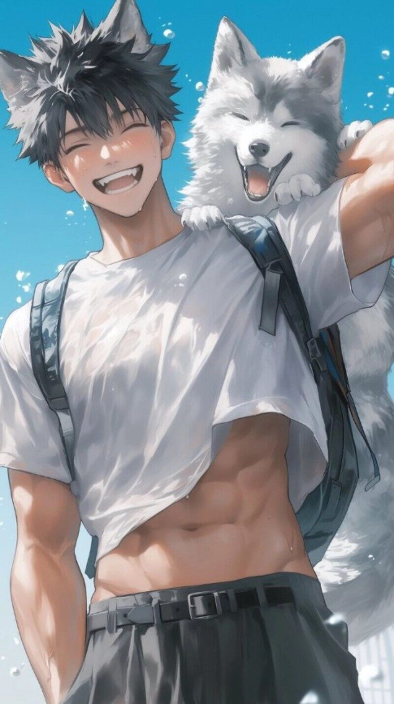 hình ảnh trai đẹp 6 múi anime