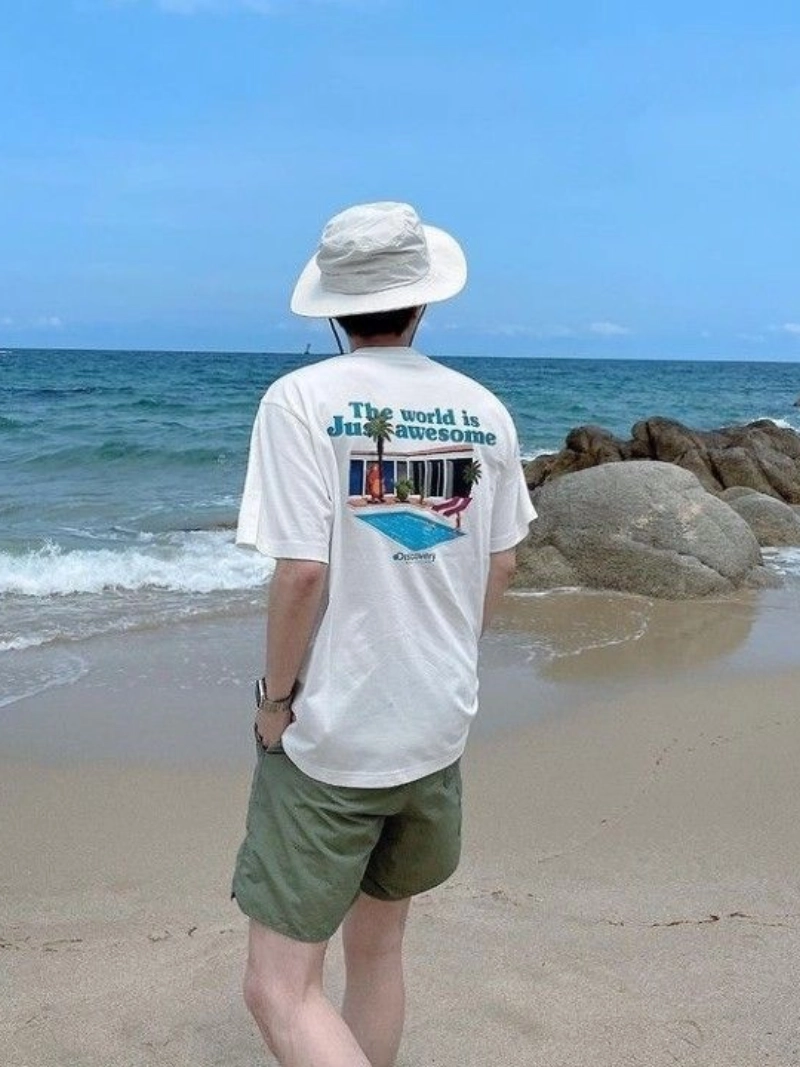 ảnh nam đi du lịch