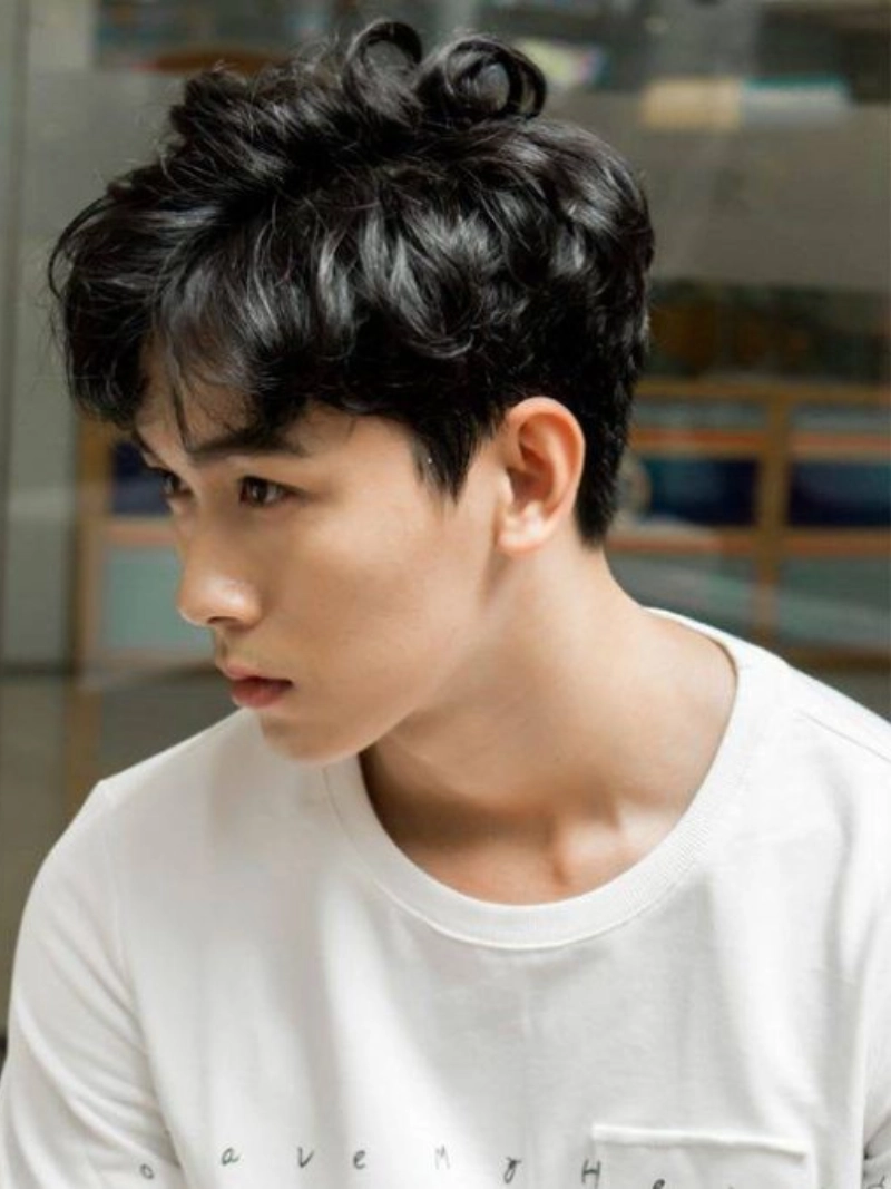 ảnh trai đẹp tóc xoăn