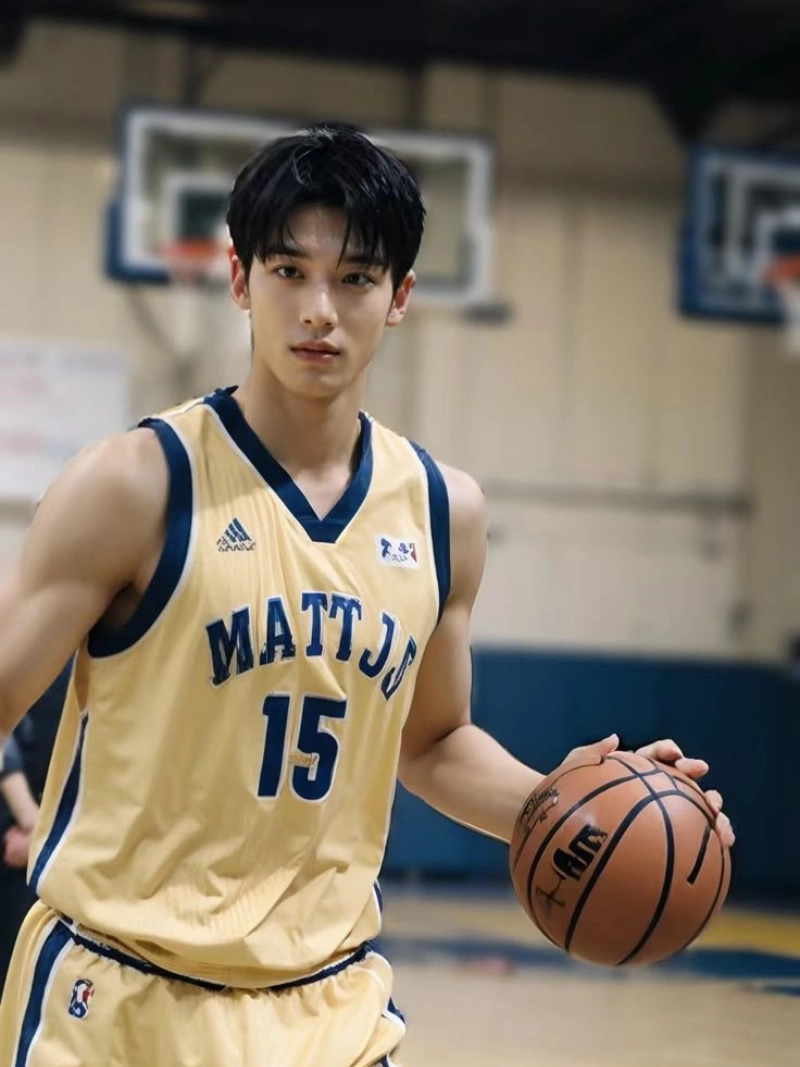 ảnh trai đẹp chơi bóng rổ