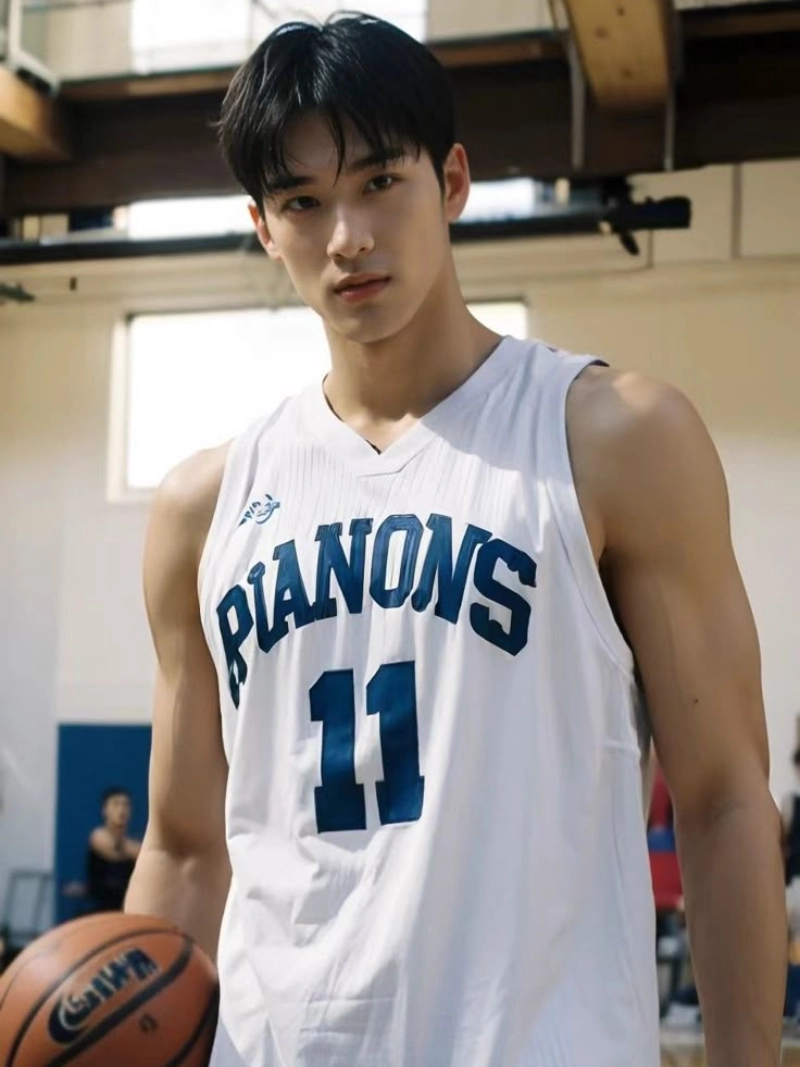 ảnh trai đẹp chơi bóng rổ